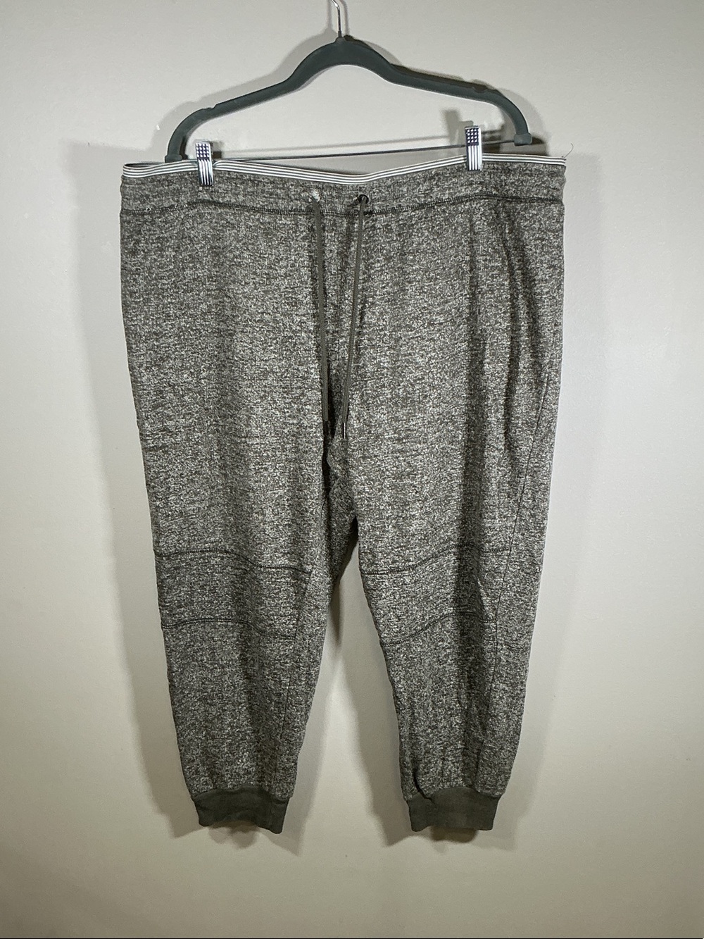 Just Be Plus Size 3X Heathered Jogger Sweatpants Lounge Pants